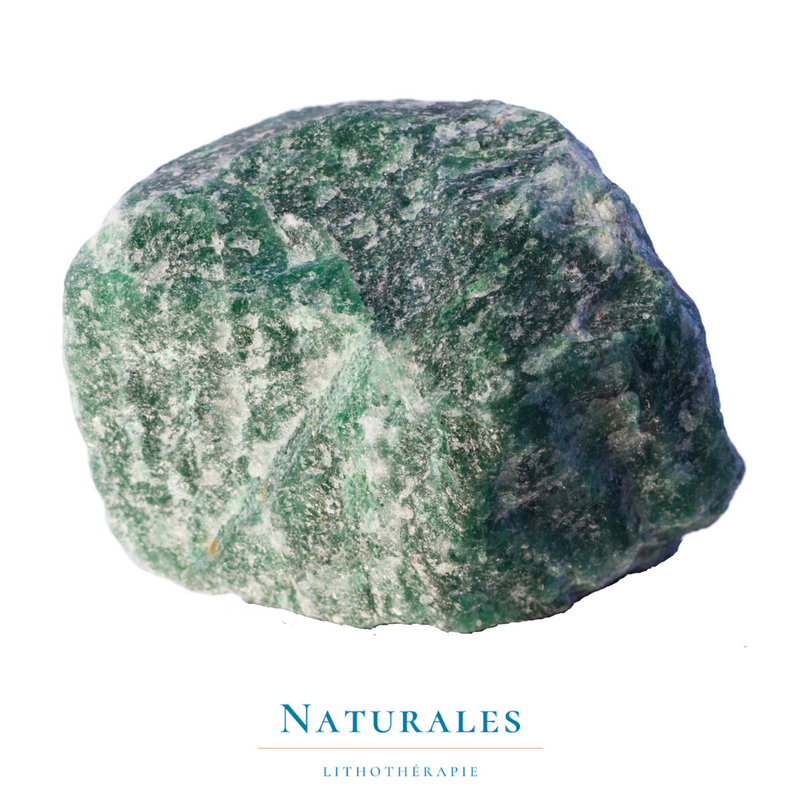 Aventurine verte brute  - pierre naturelle - lithothérapie - Naturales.fr