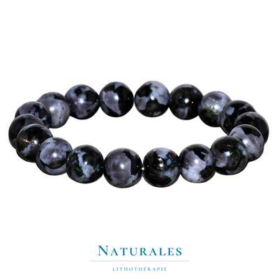 Bracelet Gabbro Indigo - pierre naturelle - Naturales.fr