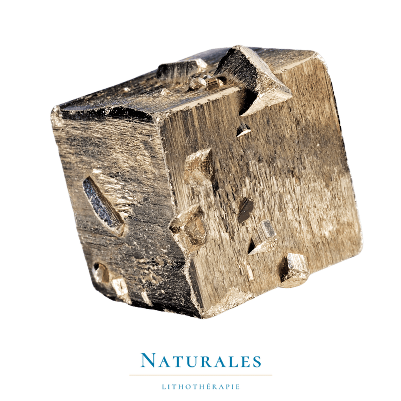 Pyrite cubique de qualité extra - Naturales.fr