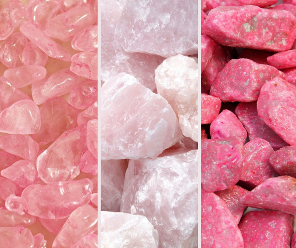 Pierres roses en lithothérapie : liste complète