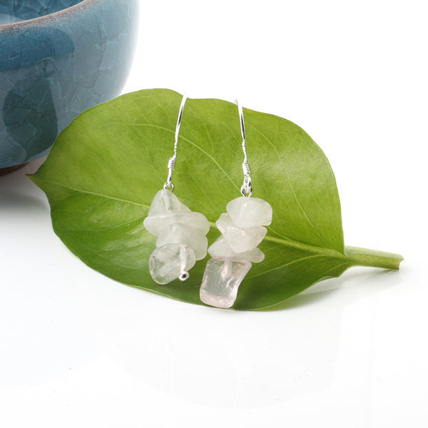 Boucles d'oreilles de lithothérapie