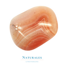 Pierre agate abricot - Pierre roulée