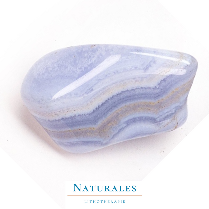 Agate blue lace - pierre naturelle - Naturales.fr