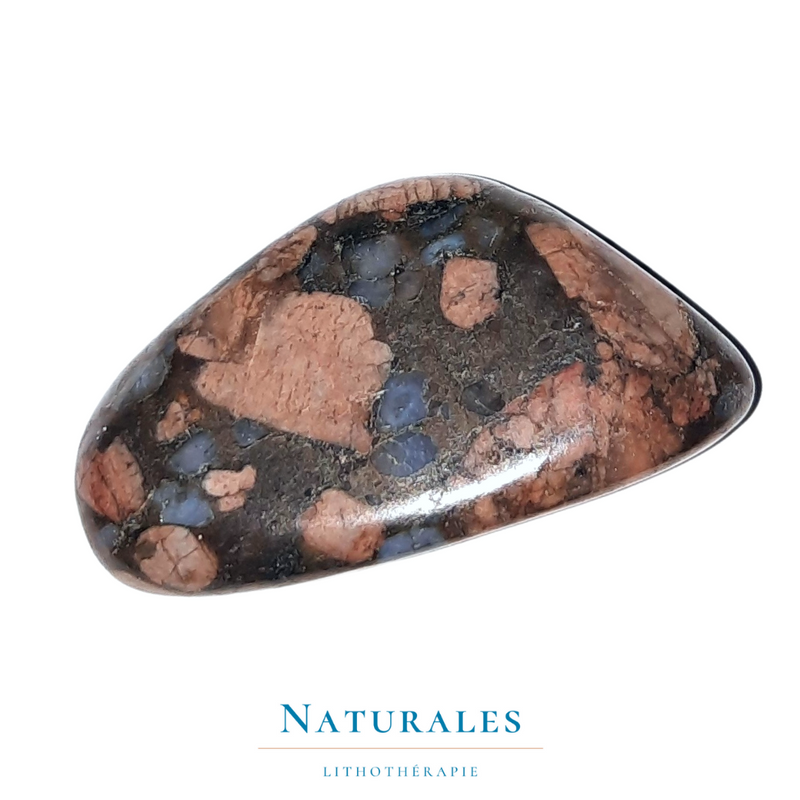 Glaucophane roulé - pierre naturelle - Naturales.fr
