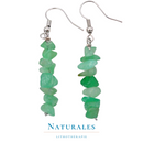 Boucles d'oreilles aventurine verte - bonne humeur - Naturales.fr