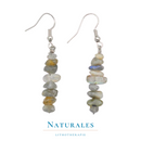 Boucles d'oreilles labradorite - Pierre naturelle
