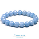 Bracelet Angélite naturelle - lithothérapie - Naturales.fr