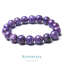 Bracelet Charoïte - pierre naturelle - lithothérapie - Naturales.fr