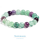 Bracelet fluorite arc-en-ciel - pierre naturelle - lithothérapie - Naturales.fr