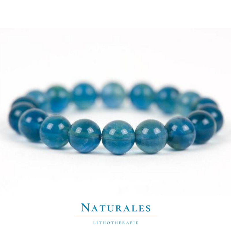 Bracelet fluorite bleue - Naturales.fr