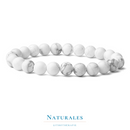 Bracelet howlite blanche - lithothérapie - Naturales.fr