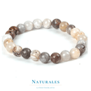 Bracelet agate feuille de bambou