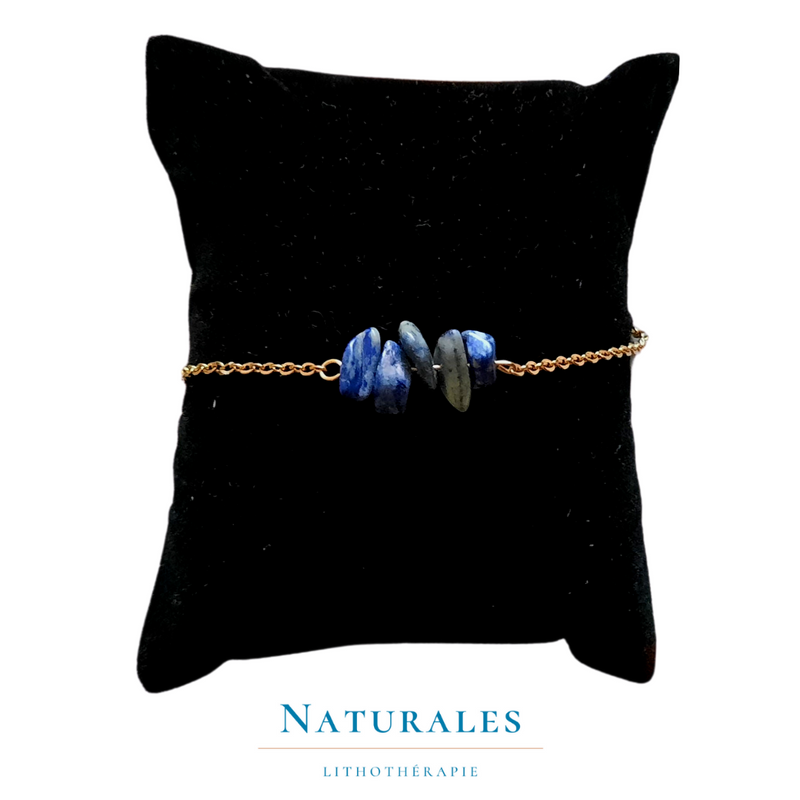 EDITION LIMITEE : Bracelet Lapis Lazuli - ouverture