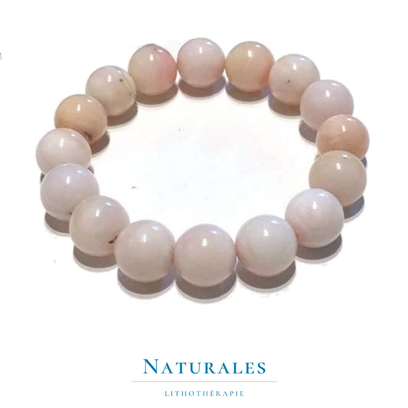 Bracelet manganocalcite - Pierre naturelle - Naturales.fr