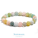 Bracelet morganite / Béryl multicolore - lithothérapie