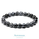 Bracelet obsidienne flocon de neige - Harmonie - Naturales.fr