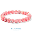 Bracelet rhodochrosite - pierre naturelle - lithothérapie - Naturales.fr