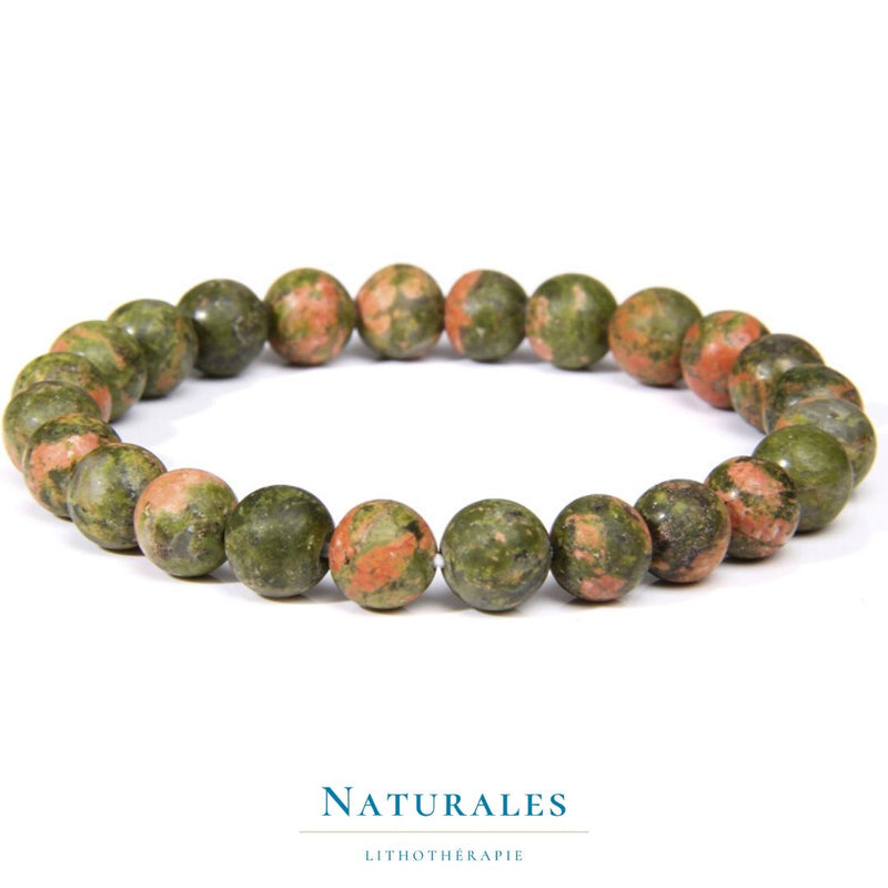 Bracelet unakite - pierre naturelle - Naturales