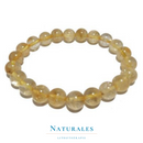 Bracelet citrine véritable - pierre authentique - lithothérapie - Naturales.fr