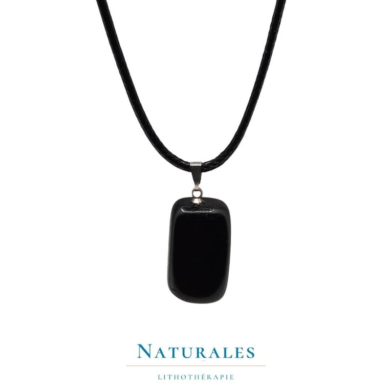 Collier obsidienne noire - lithothérapie - Naturales.fr