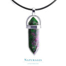 Collier rubis sur zoïsite - énergie - Naturales.fr