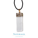 Collier sélénite - pierre naturelle - Naturales.fr