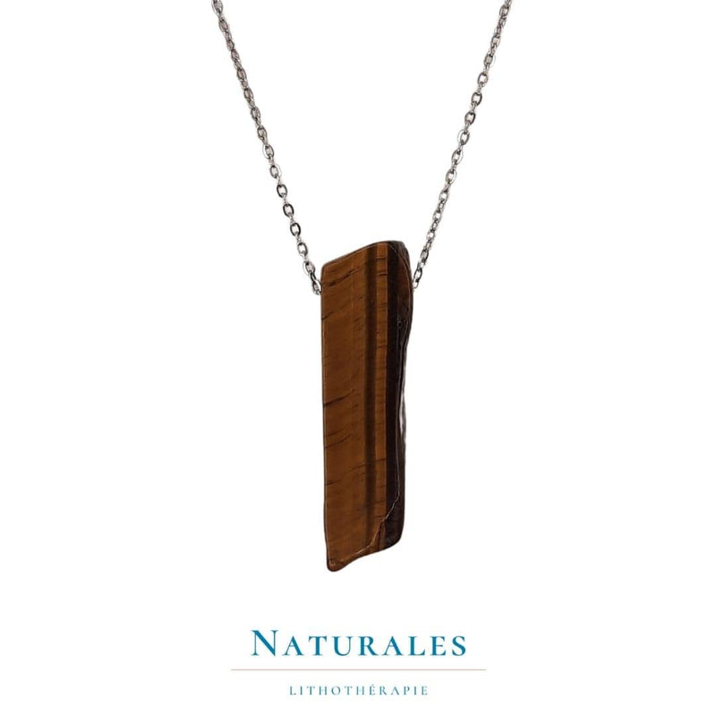 Œil de Tigre - Collier Classique en Pierres Naturelles Œil de Tigre - Collier Classique en Pierres Naturelles