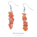 Boucles d'oreilles en cornaline - pierre naturelle