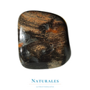 Pierre de jaspe feuille d'argent roulée 