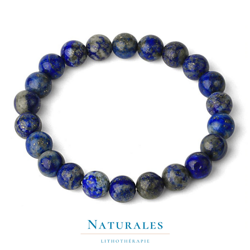 Bracelet perle Lapis Lazuli - Homme / Femme - Naturales.fr
