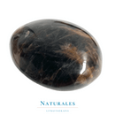 Pierre de lune noire roulée - lithothérapie