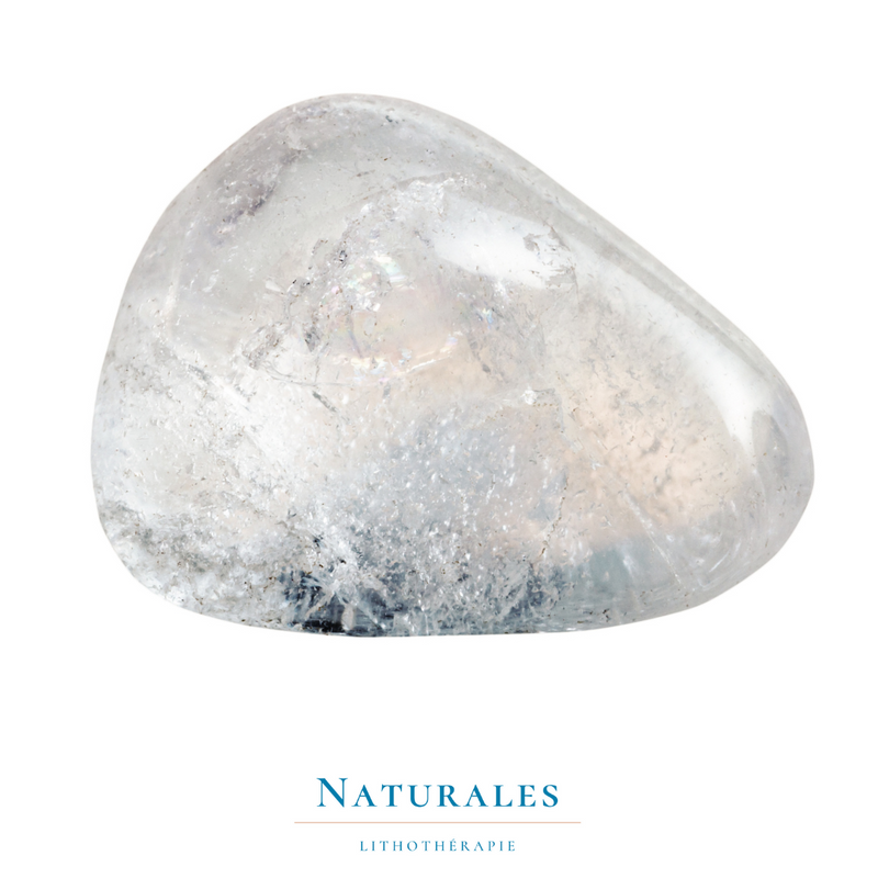 Cristal de roche - pierre roulée - intuition et clairvoyance - Naturales.fr