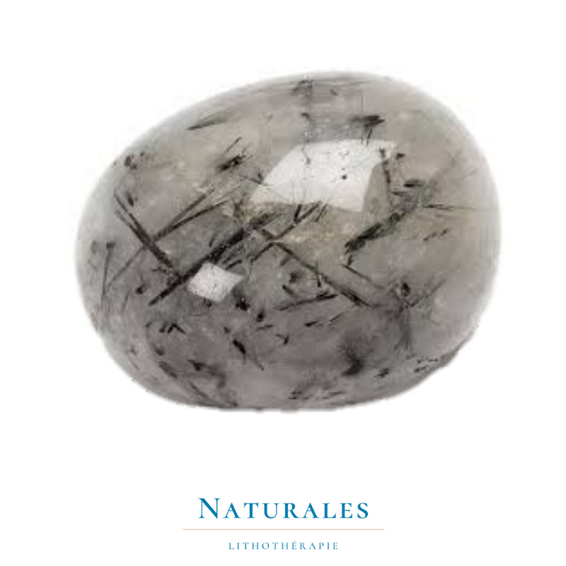 Pierre quartz tourmaline noire - Naturales.fr